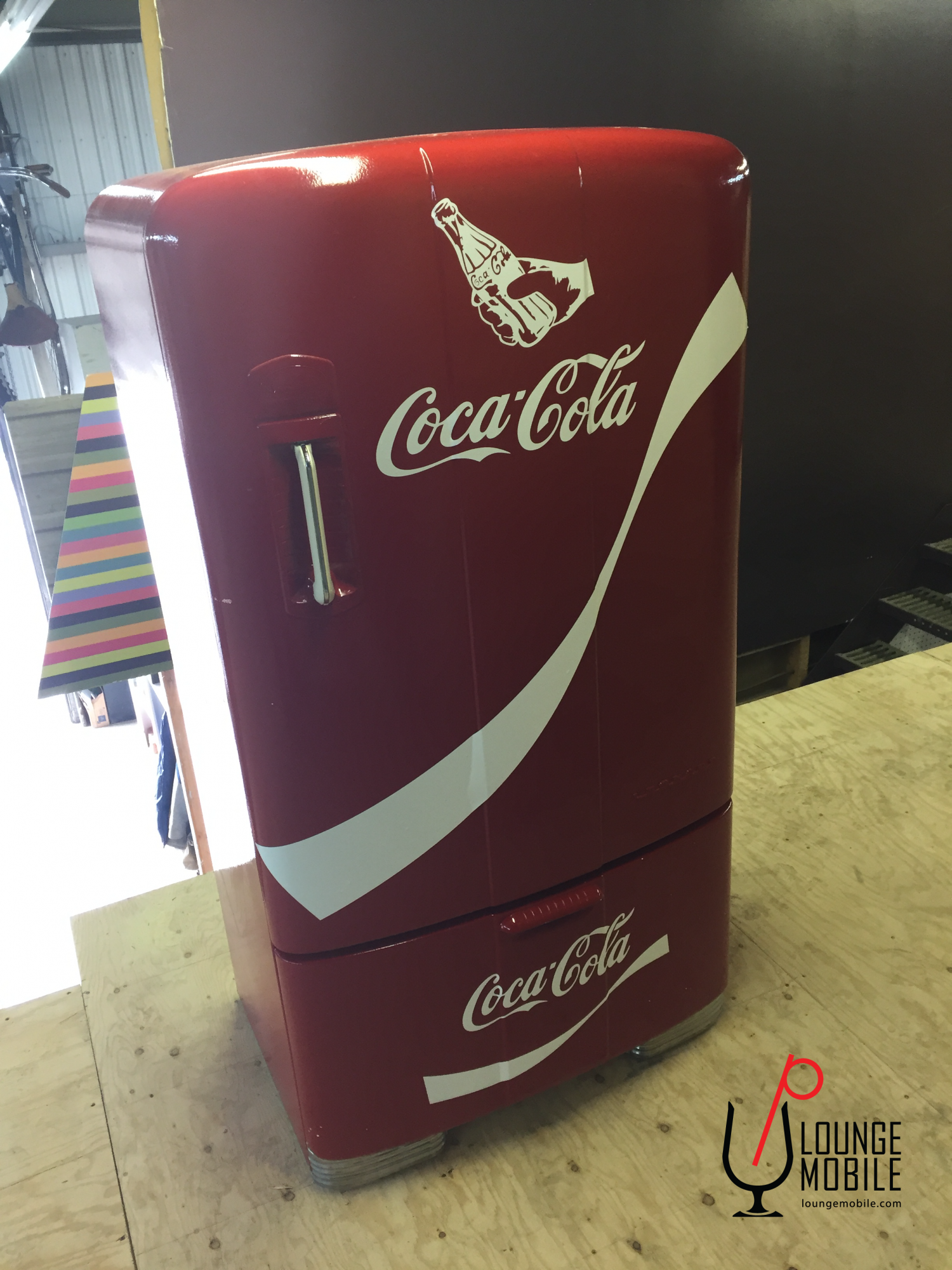 Réfrigérateur vintage Coca Cola, Machines et accessoires
