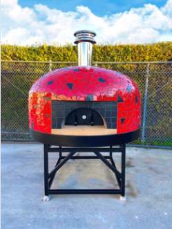 Pierre à Pizza en Cordiérite et Vernis Céramique pour Four Traditionnel Bois